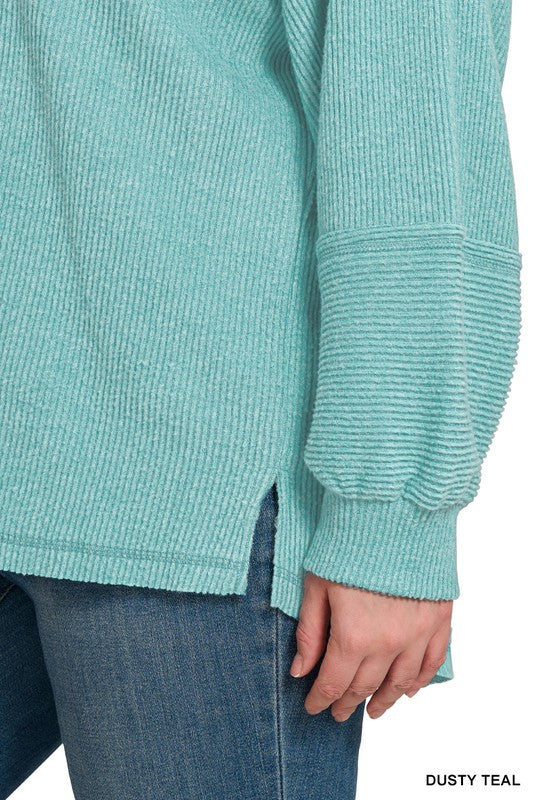Hacci Henley Plus Top - Milly's Boutique