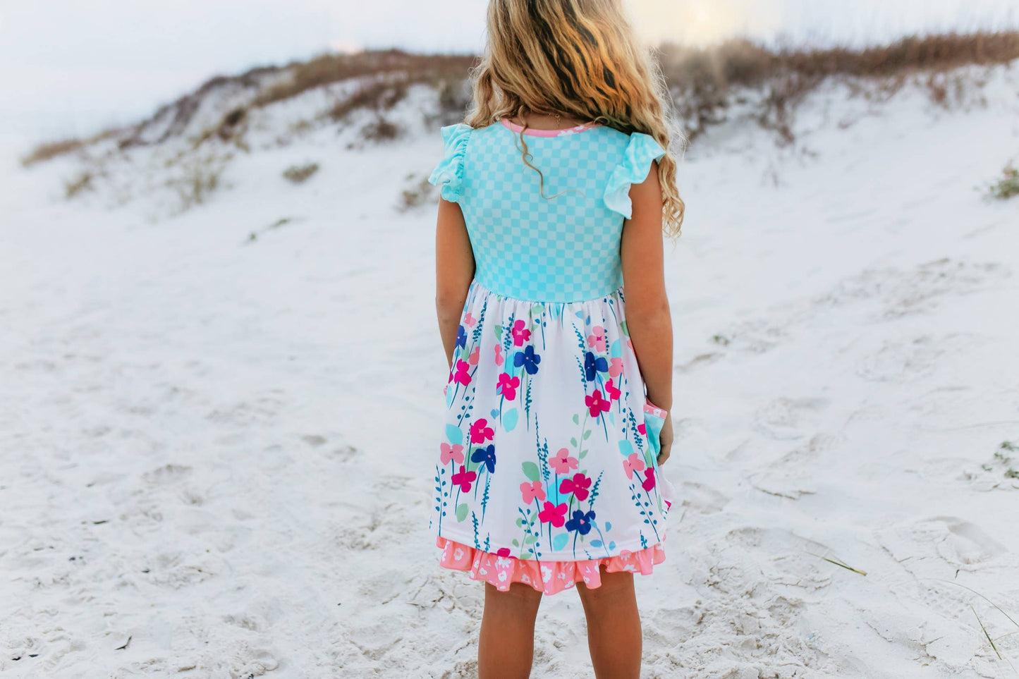 Hadley Floral Pocket Ruffle Dress - Milly's Boutique