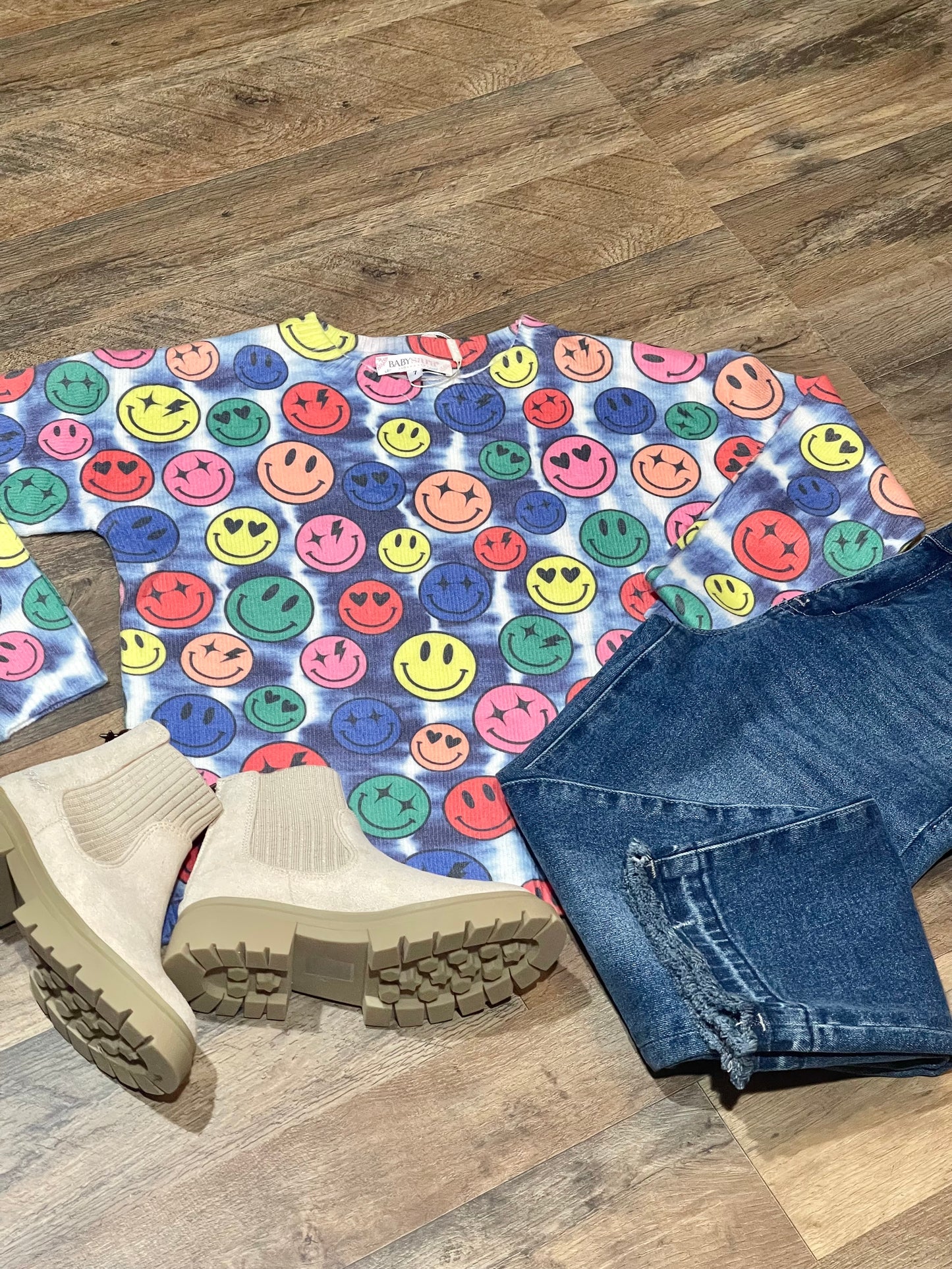 Happy Face Sweater - Milly's Boutique