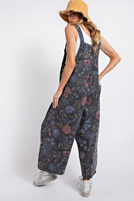 Hazel Printed Overall - Milly's Boutique