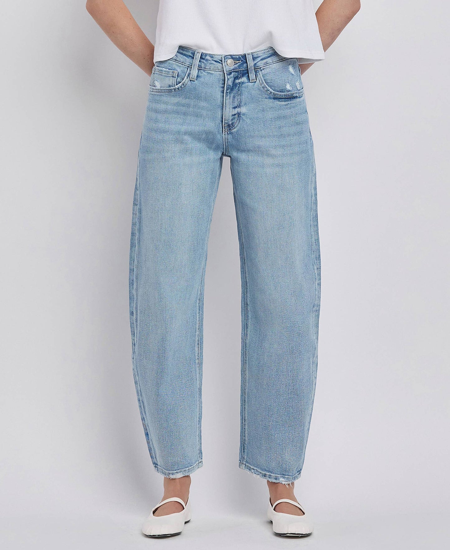 High Rise Barrel Jean - Milly's Boutique