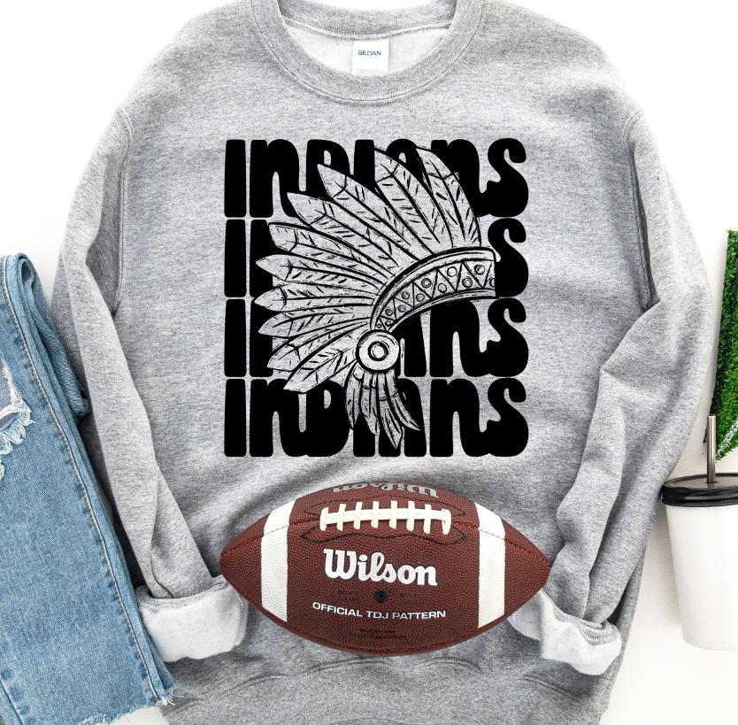 INDIAN Mascot Sweatshirt - Milly's Boutique