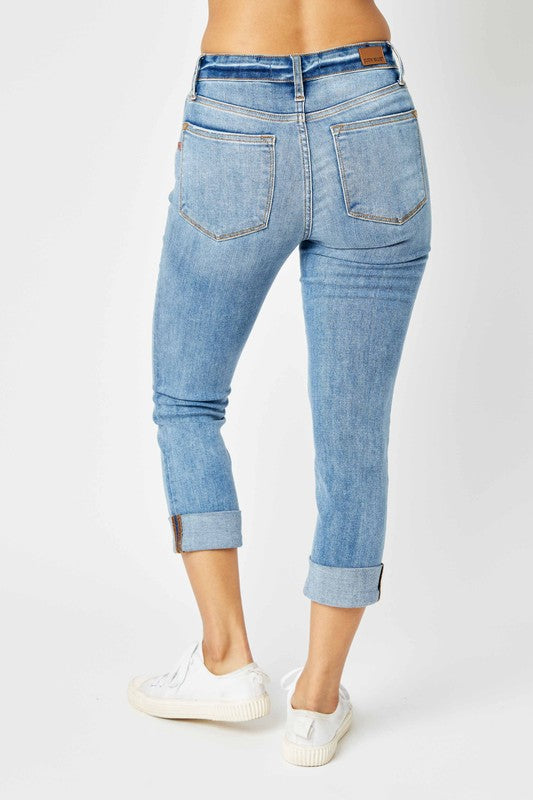 Janie Mid Rise Cuffed Skinny Jean - Milly's Boutique