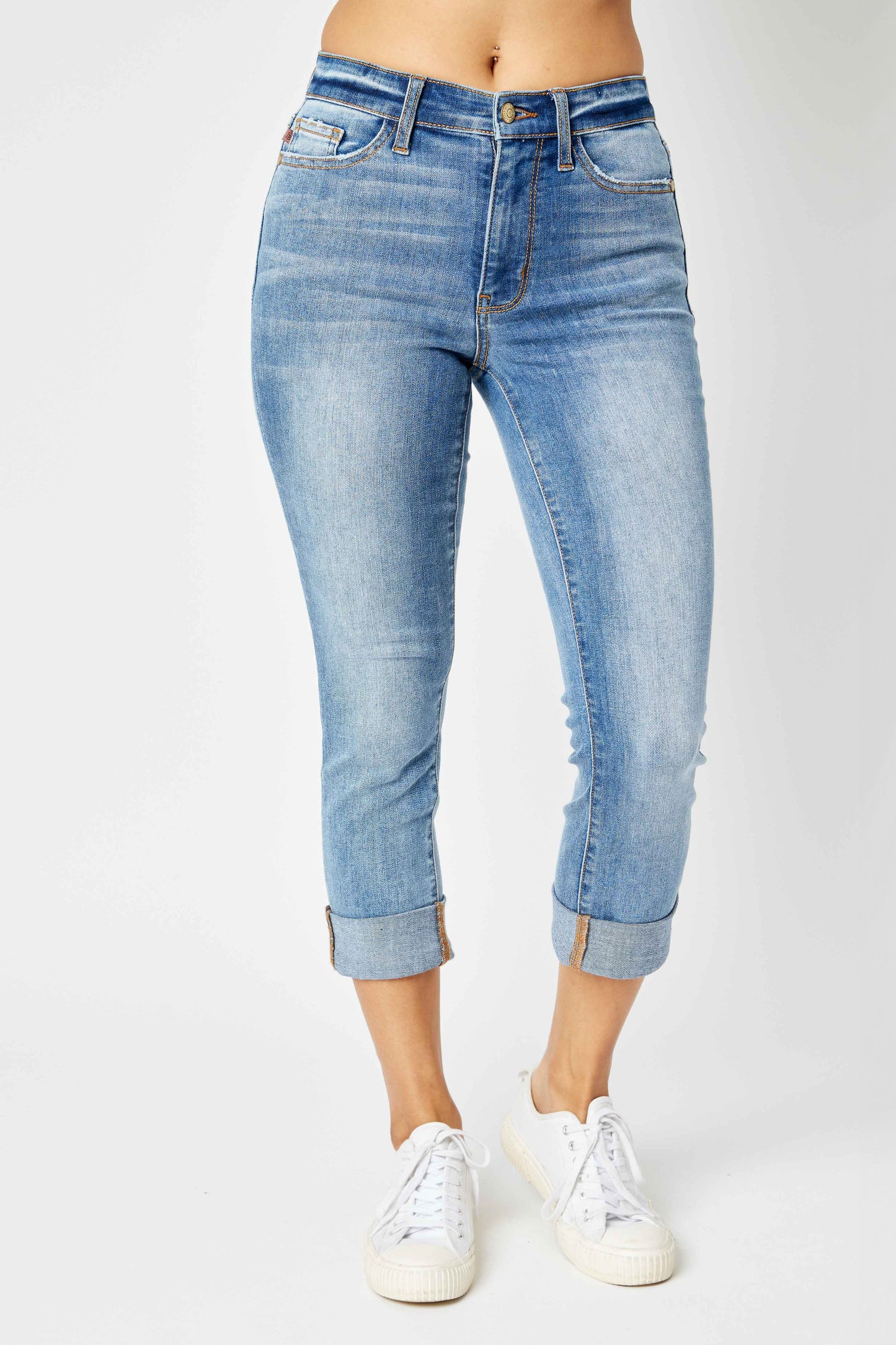 Janie Mid Rise Cuffed Skinny Jean - Milly's Boutique