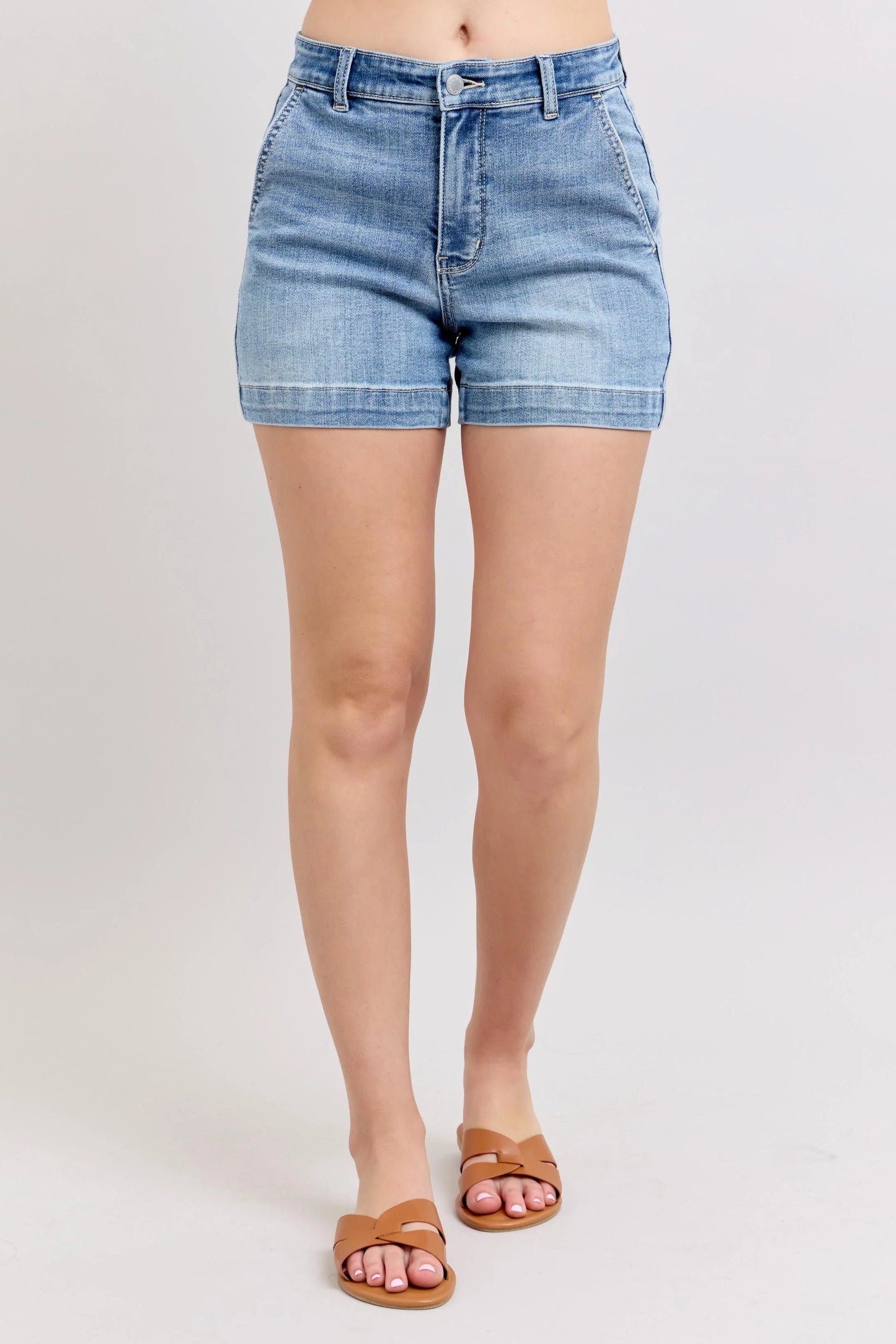 JB Denim Trouser Short - Milly's Boutique