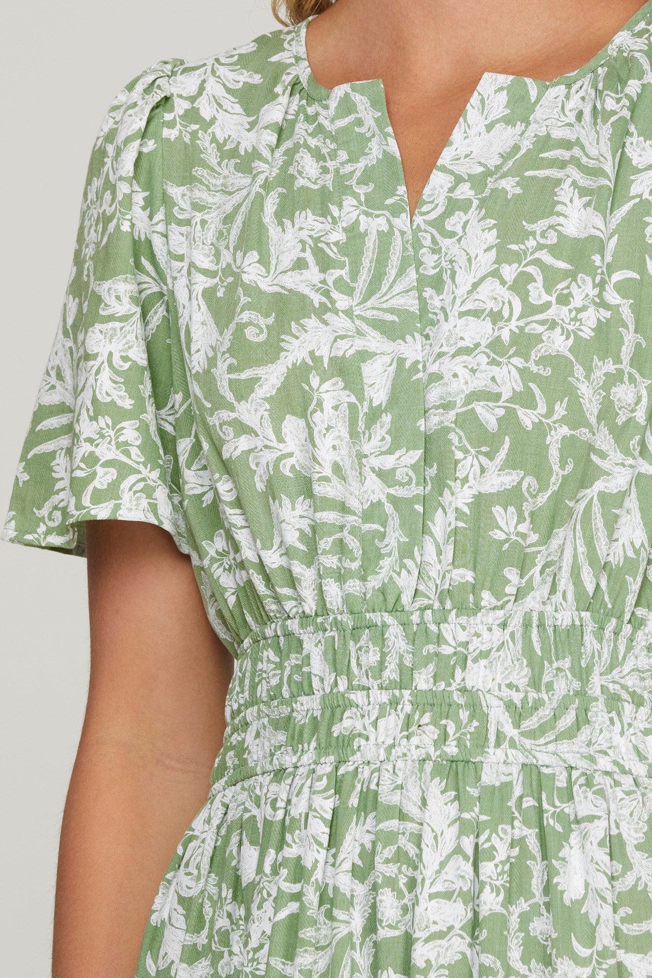 Jena Tiered Pintuck Maxi Dress - Milly's Boutique