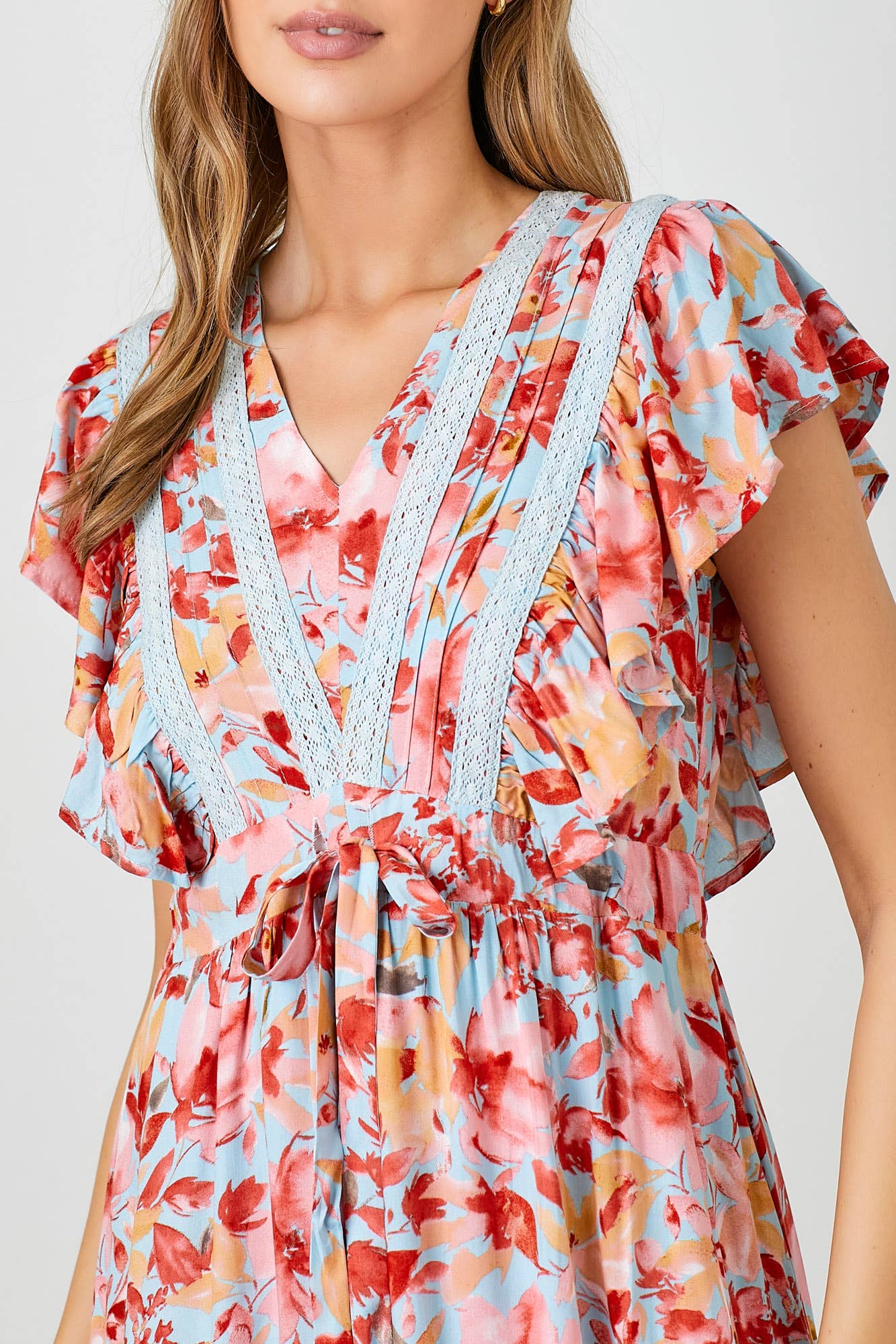 Jenny Floral Midi Dress - Milly's Boutique