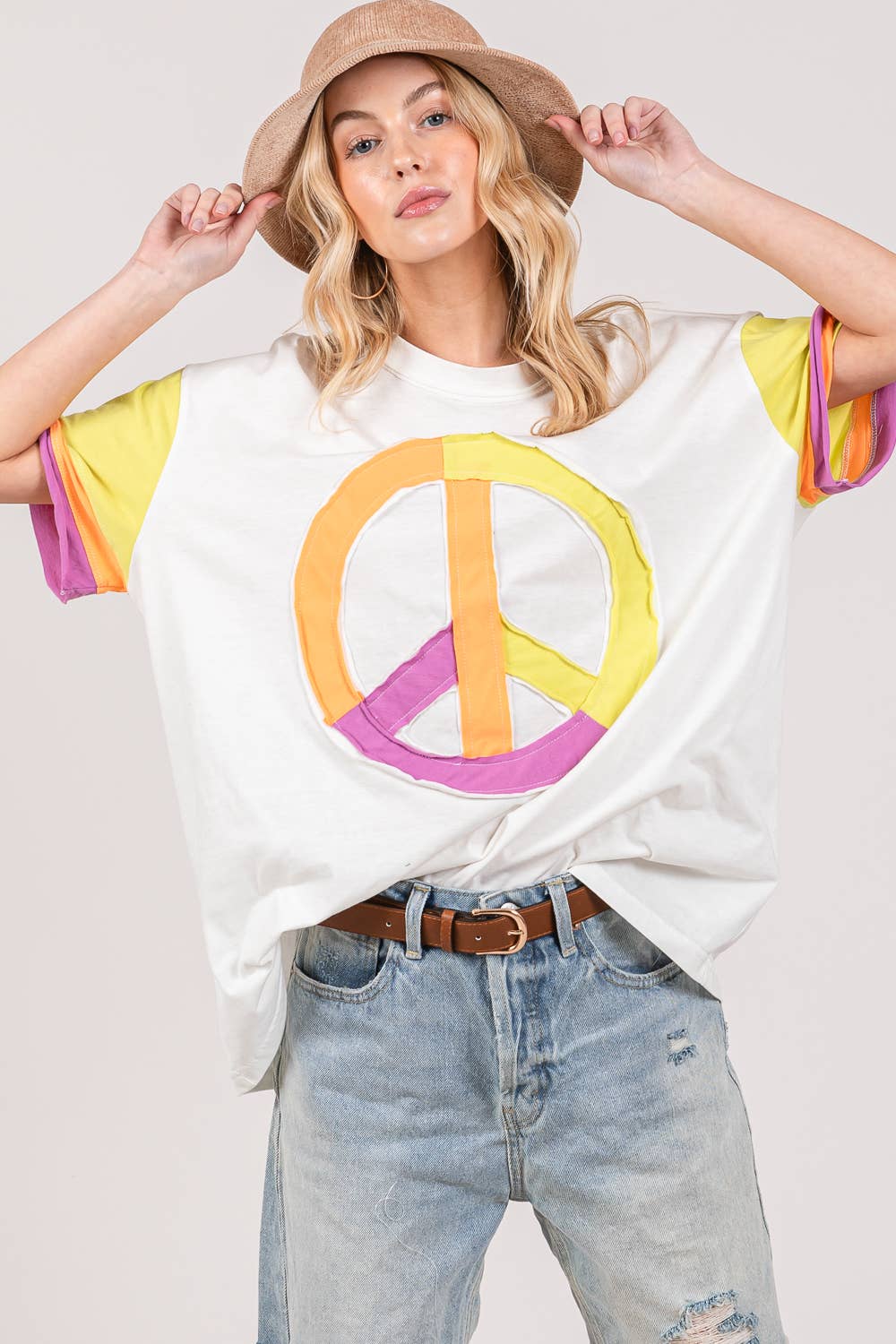 Joni Color block Plus Top - Milly's Boutique