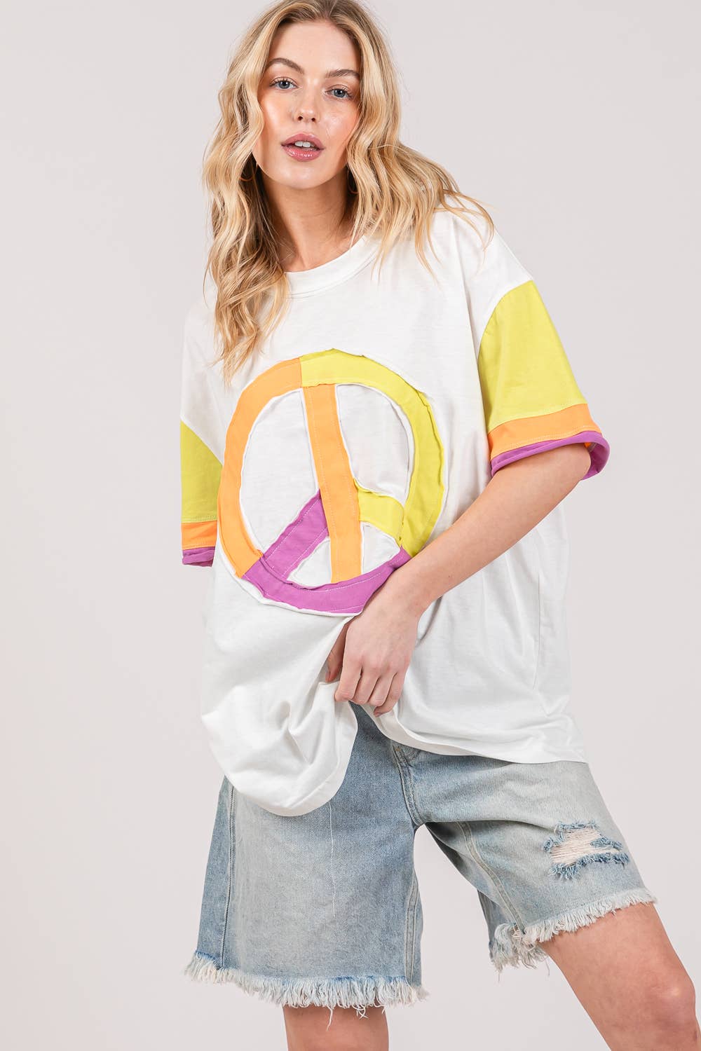 Joni Color block Plus Top - Milly's Boutique