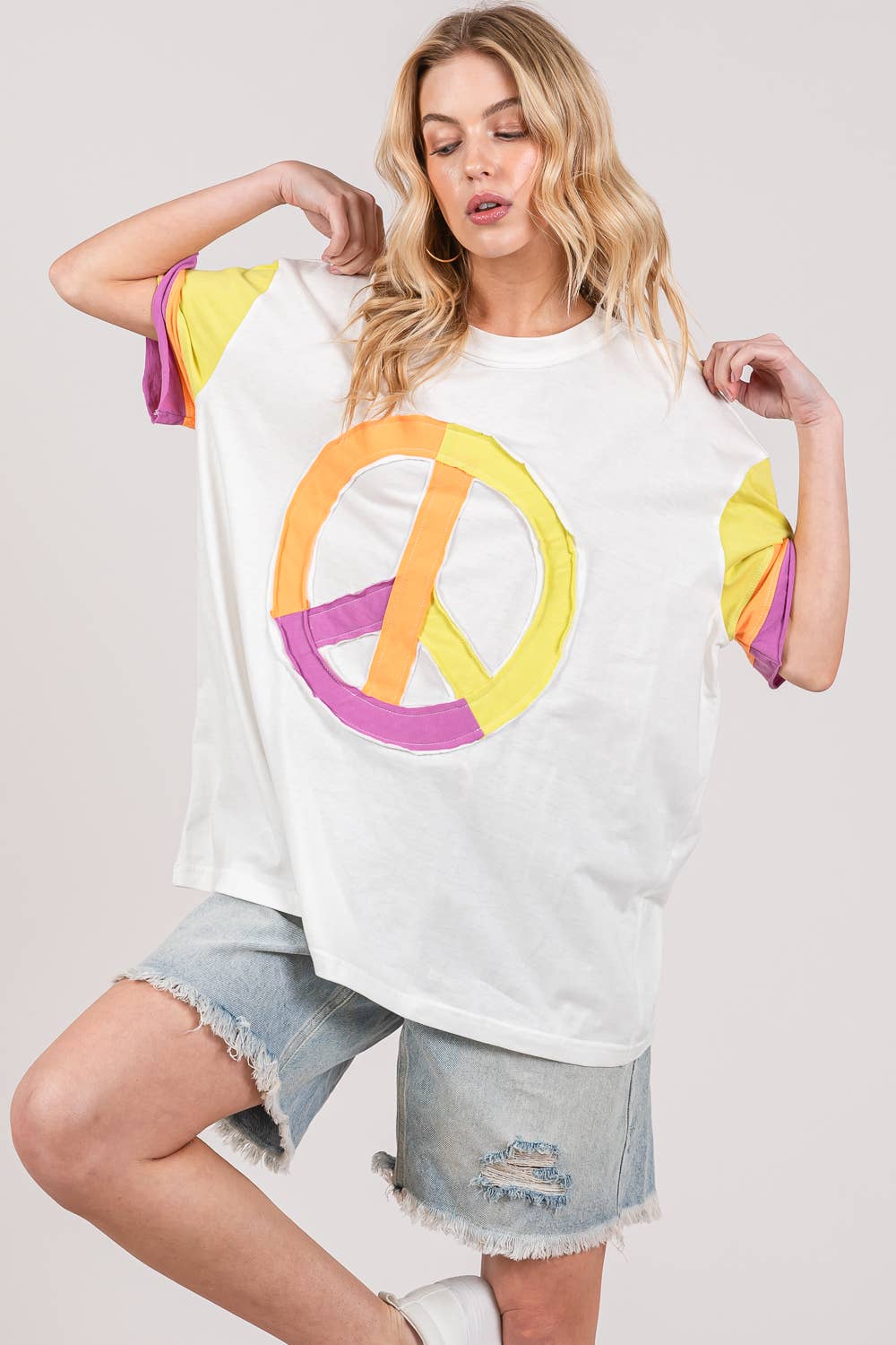 Joni Color block Plus Top - Milly's Boutique