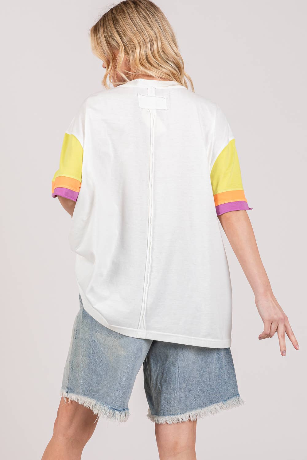 Joni Color block Plus Top - Milly's Boutique