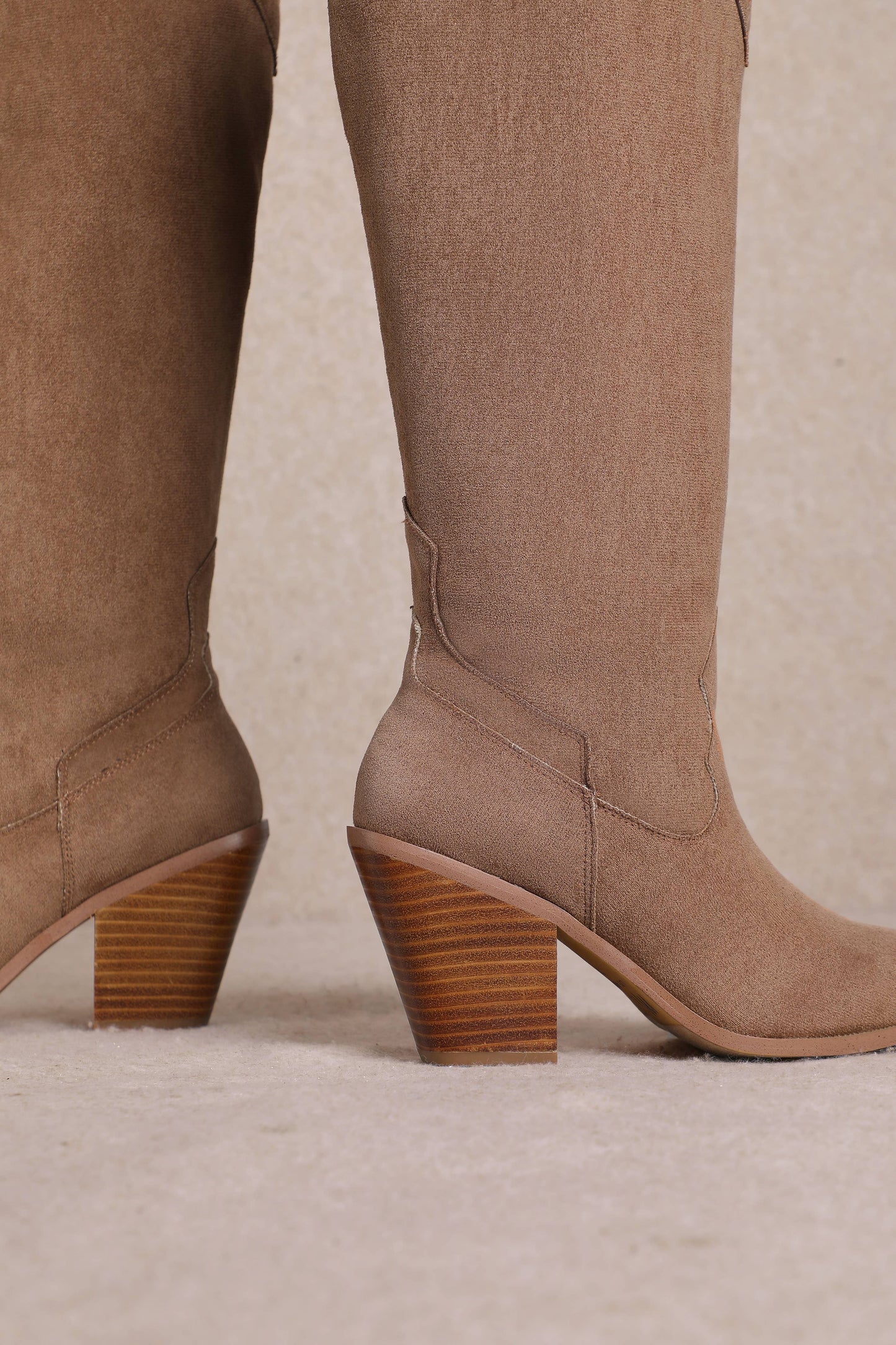 Kendra Suede Tall Boot - Milly's Boutique