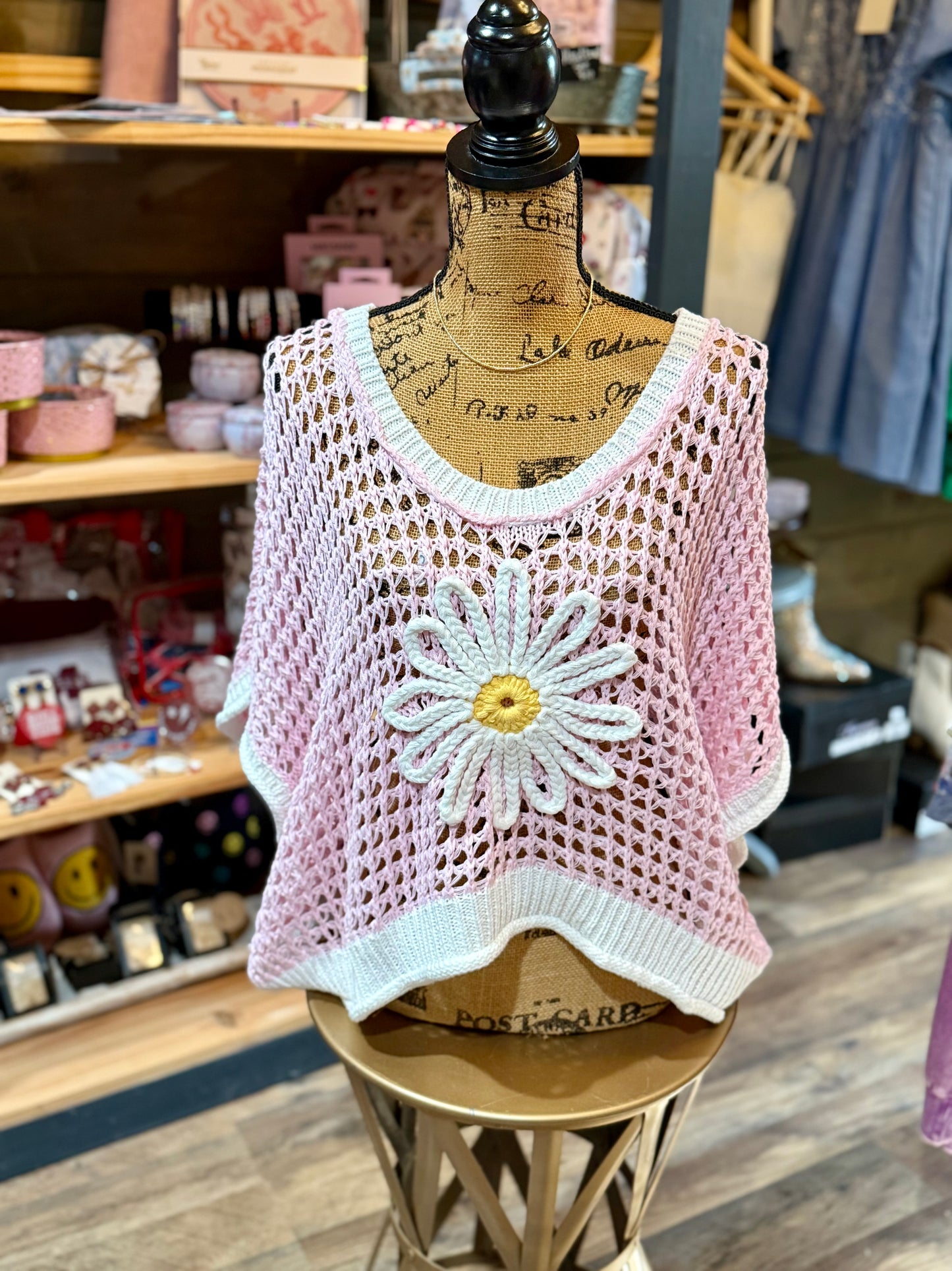 Lola Flower Detail Sweater - Milly's Boutique