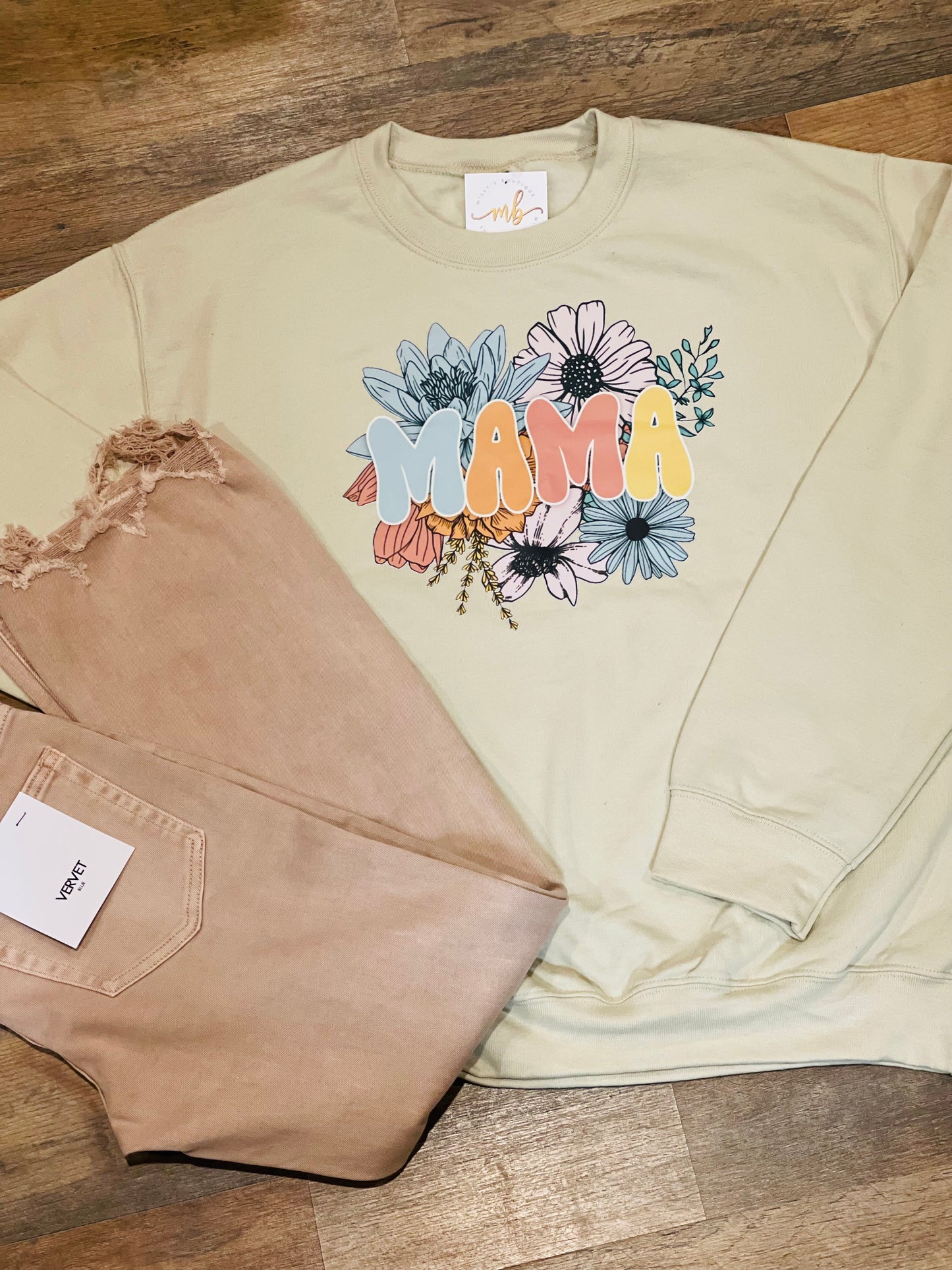 Mama Floral Sweatshirt - Milly's Boutique