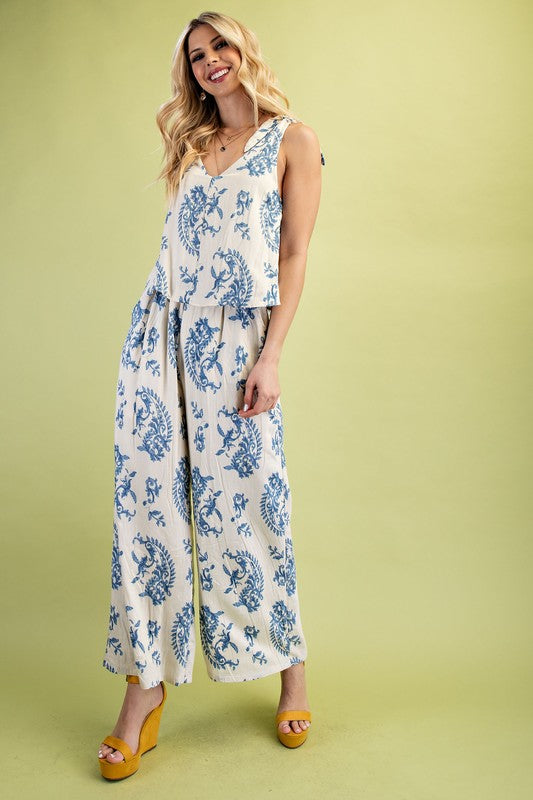 Myra Floral Set Illusion Jumpsuit - Milly's Boutique