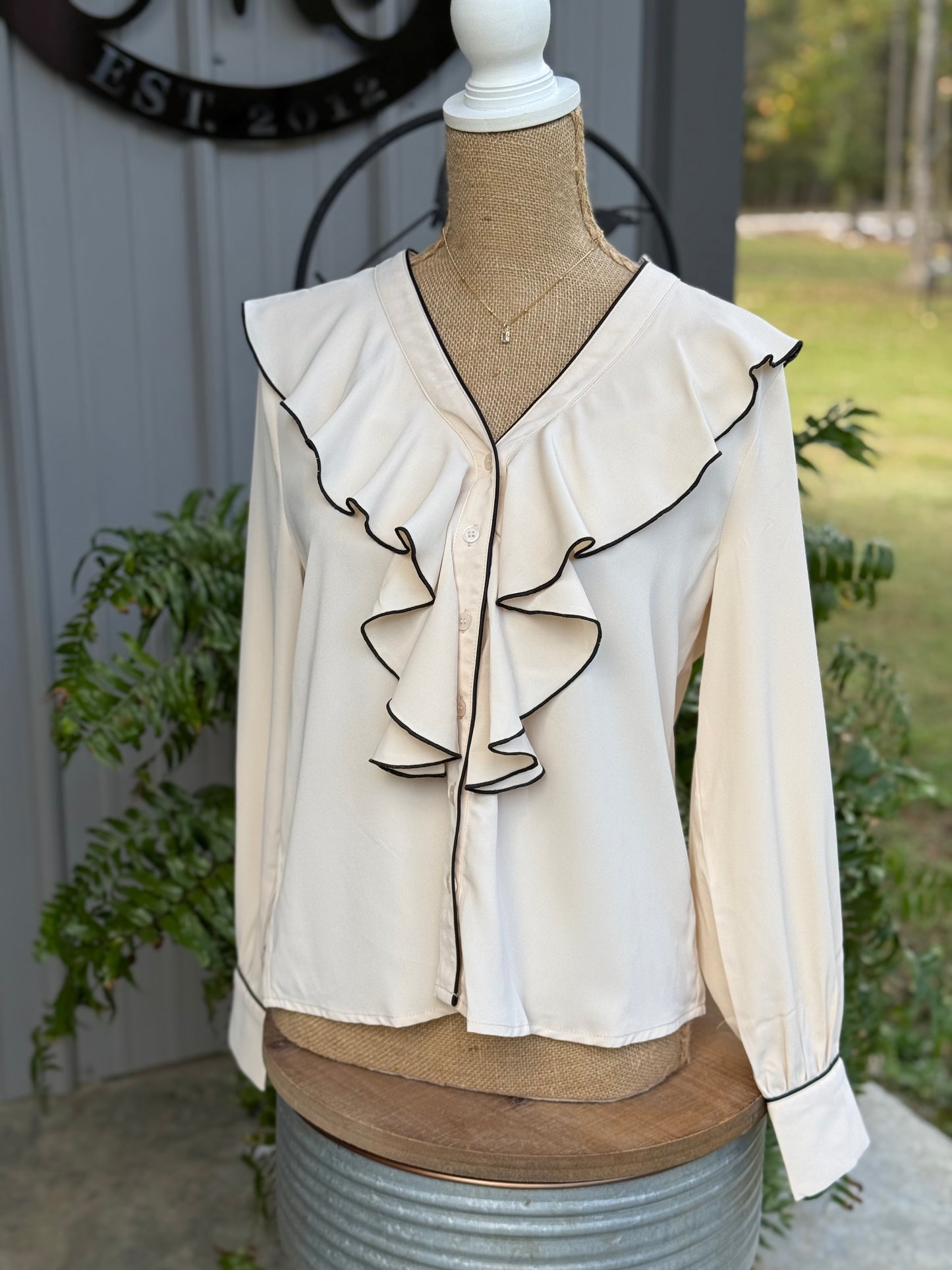 Myra Ruffle Top - Milly's Boutique