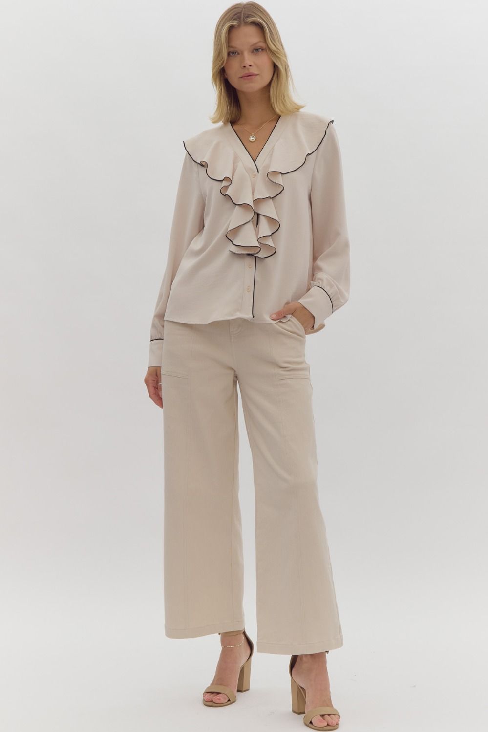 Myra Ruffle Top - Milly's Boutique