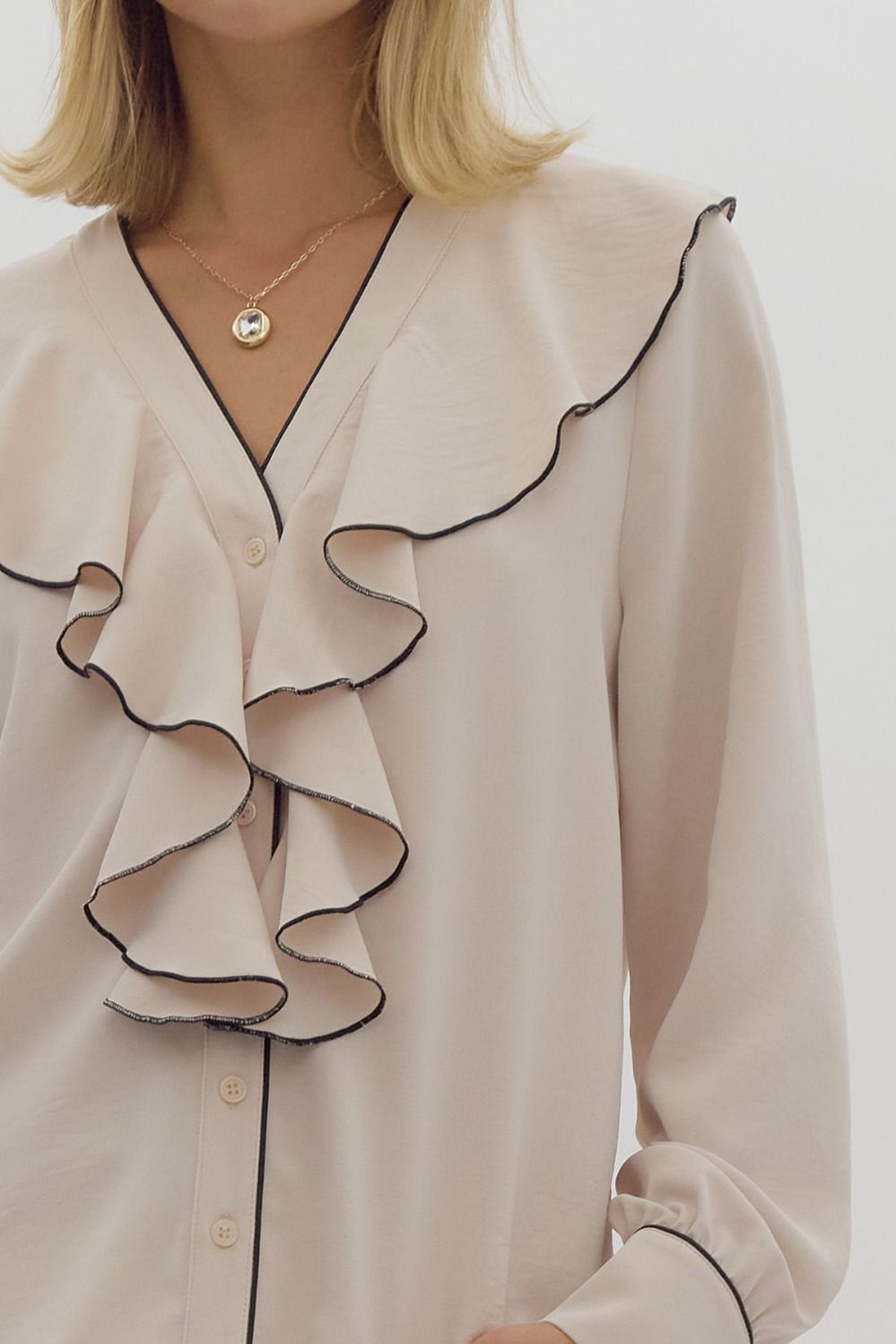Myra Ruffle Top - Milly's Boutique