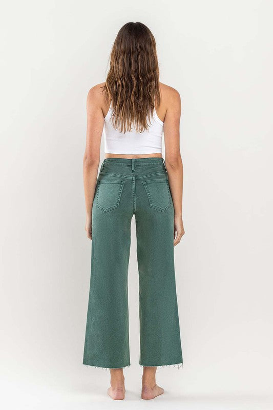 Olivia Vintage High Rise Crop Jean - Milly's Boutique