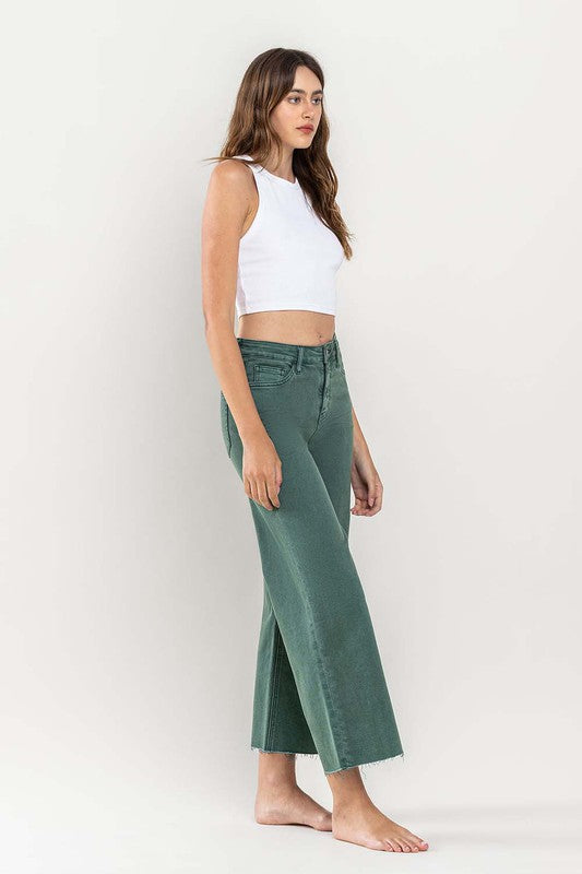 Olivia Vintage High Rise Crop Jean - Milly's Boutique