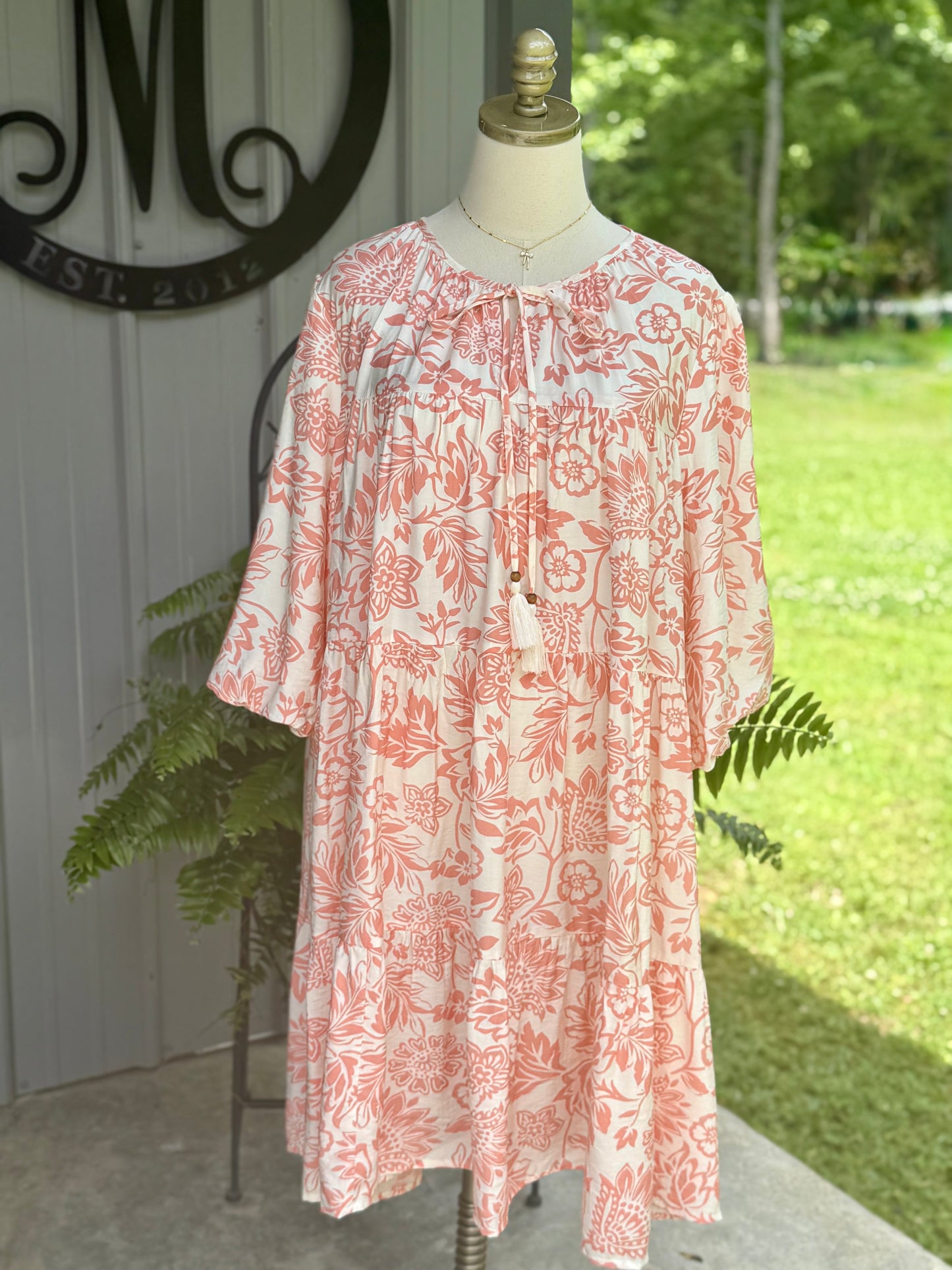 Paisley Boho Printed Baby Doll Dress - Milly's Boutique