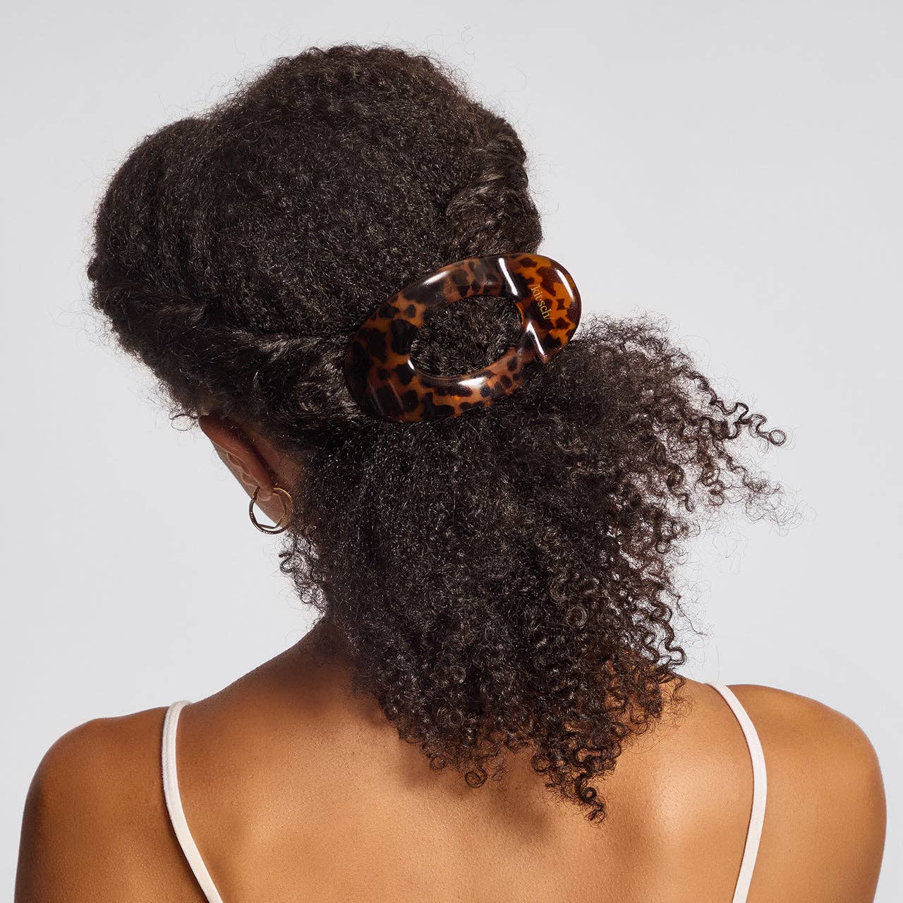 Recycled Plastic Large Flat Cloud Clip - Tort - Milly's Boutique