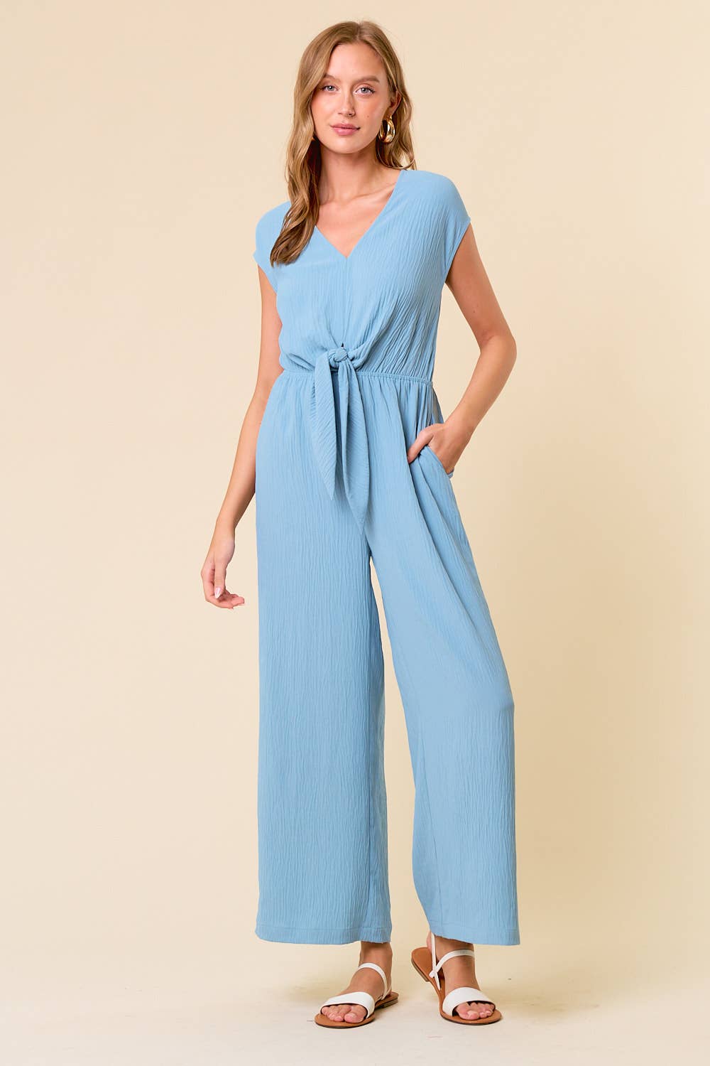 Riley Wide Leg Jumpsuit - Milly's Boutique
