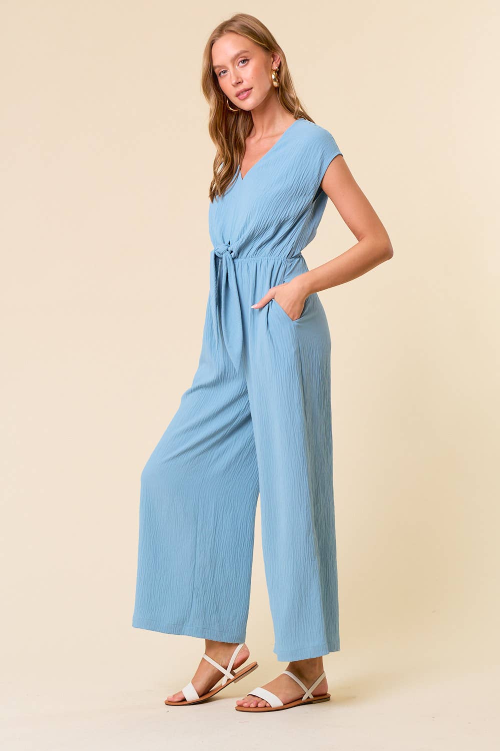 Riley Wide Leg Jumpsuit - Milly's Boutique