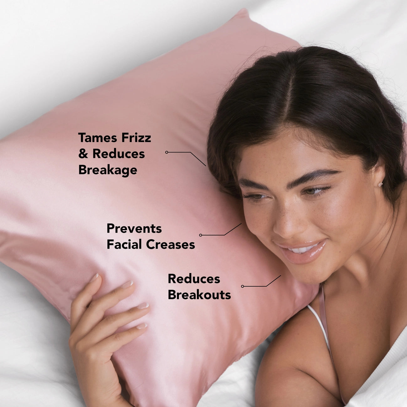 Standard Satin Pillowcase - Blush - Milly's Boutique