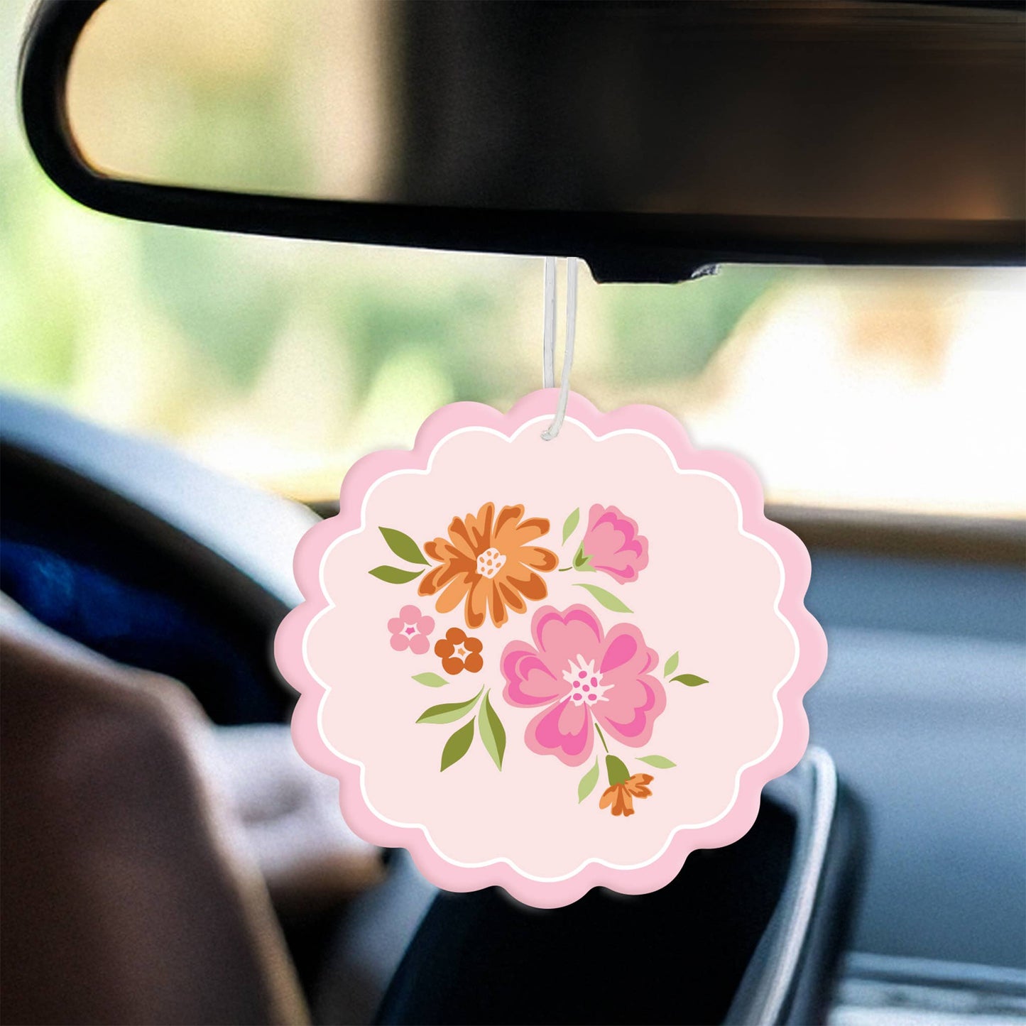 Sweet Ride Car Air Freshener-Dainty Floral Pink - Milly's Boutique