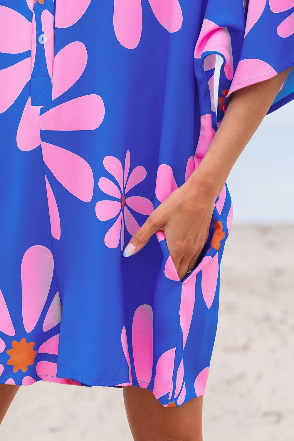 The Daisy Shirt Collar Button Front Romper - Milly's Boutique