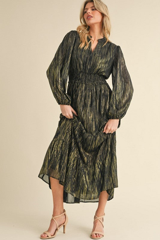 The Elegant Chiffon Maxi Dress - Milly's Boutique