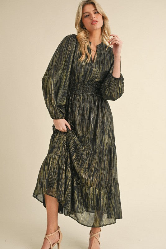 The Elegant Chiffon Maxi Dress - Milly's Boutique