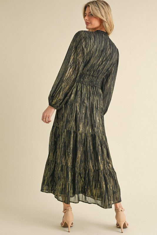 The Elegant Chiffon Maxi Dress - Milly's Boutique