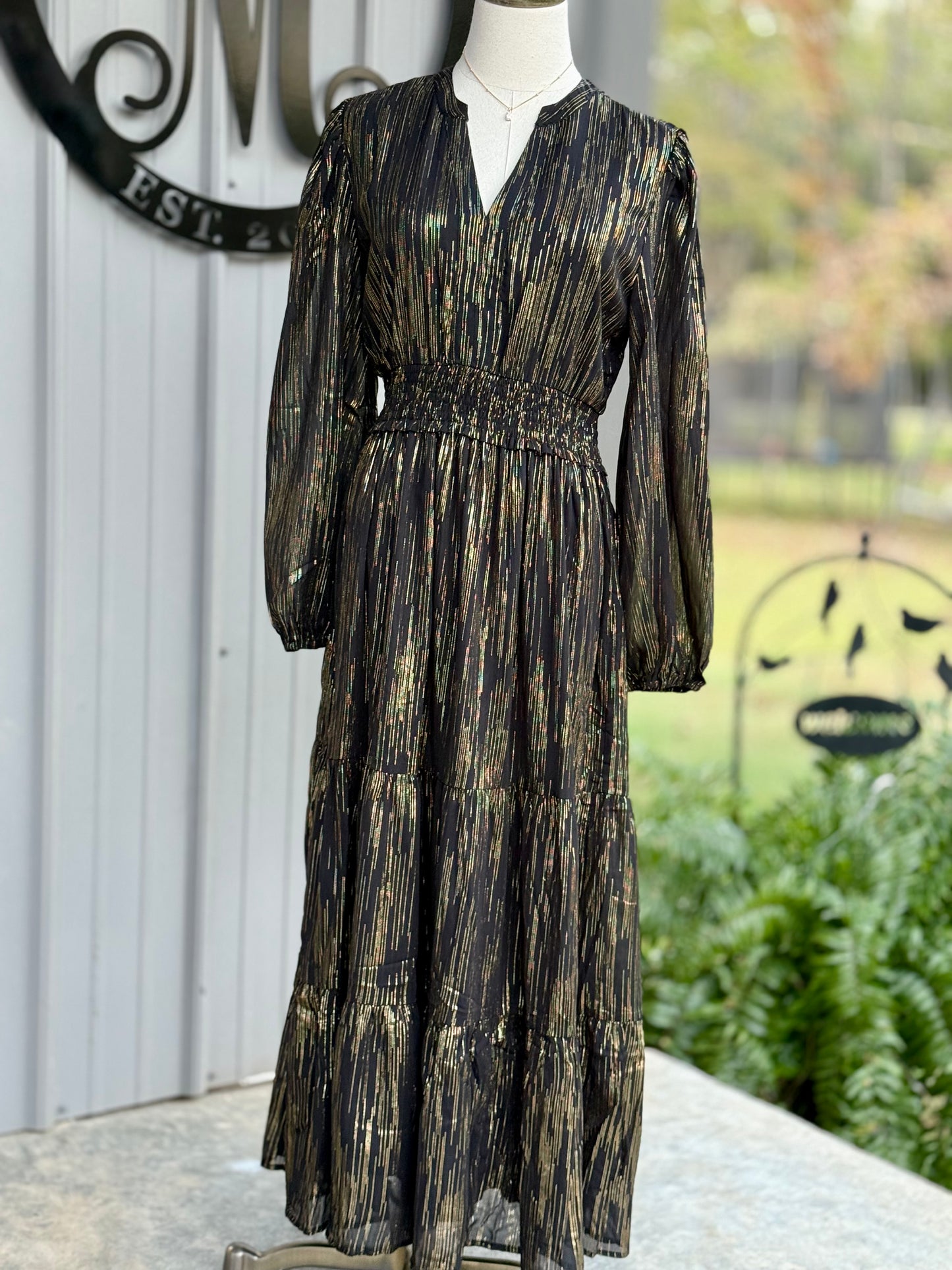 The Elegant Chiffon Maxi Dress - Milly's Boutique