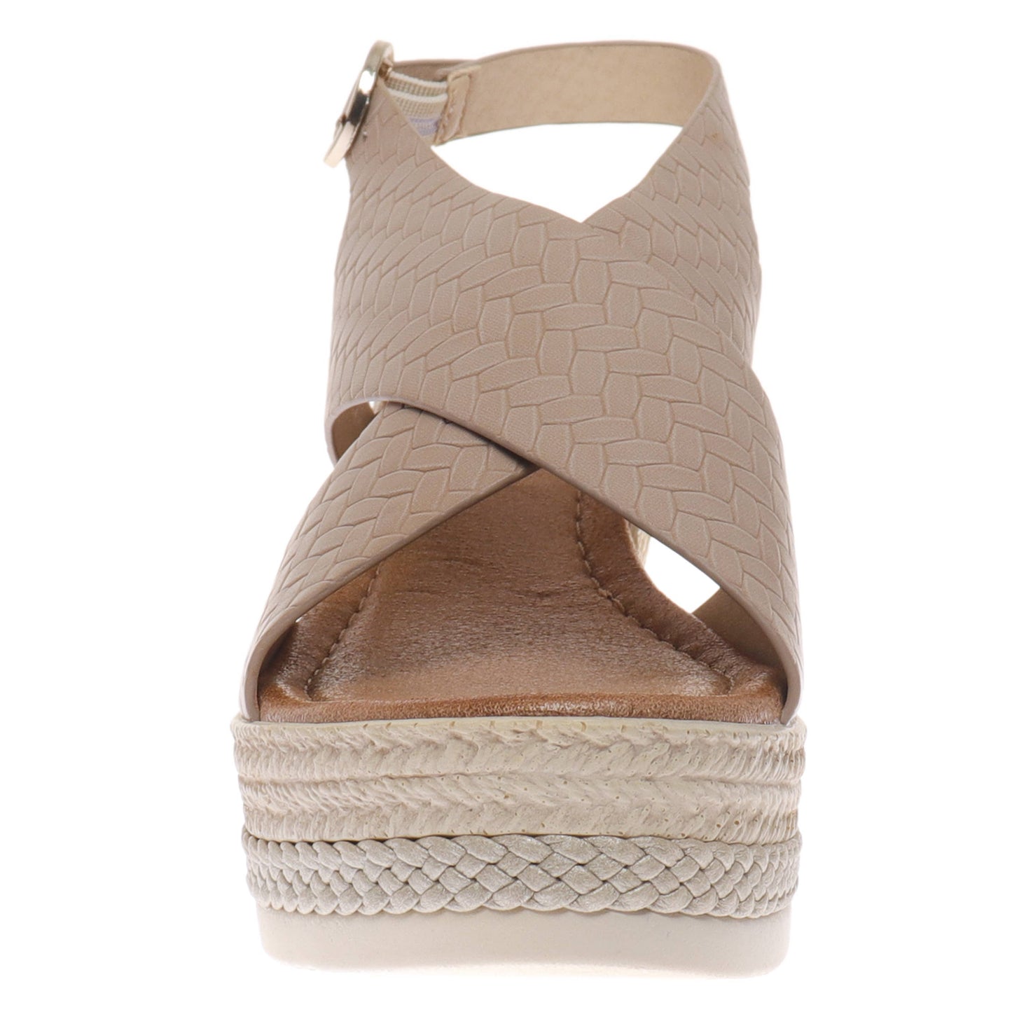 The Espadrille Wedge - Taupe - Milly's Boutique
