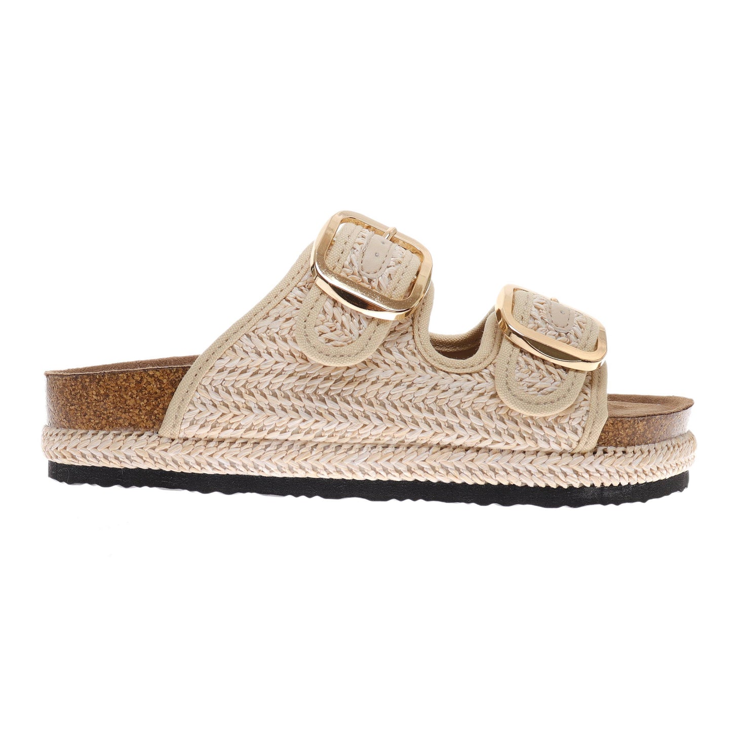 The Joan Double Buckle Sandal - Milly's Boutique