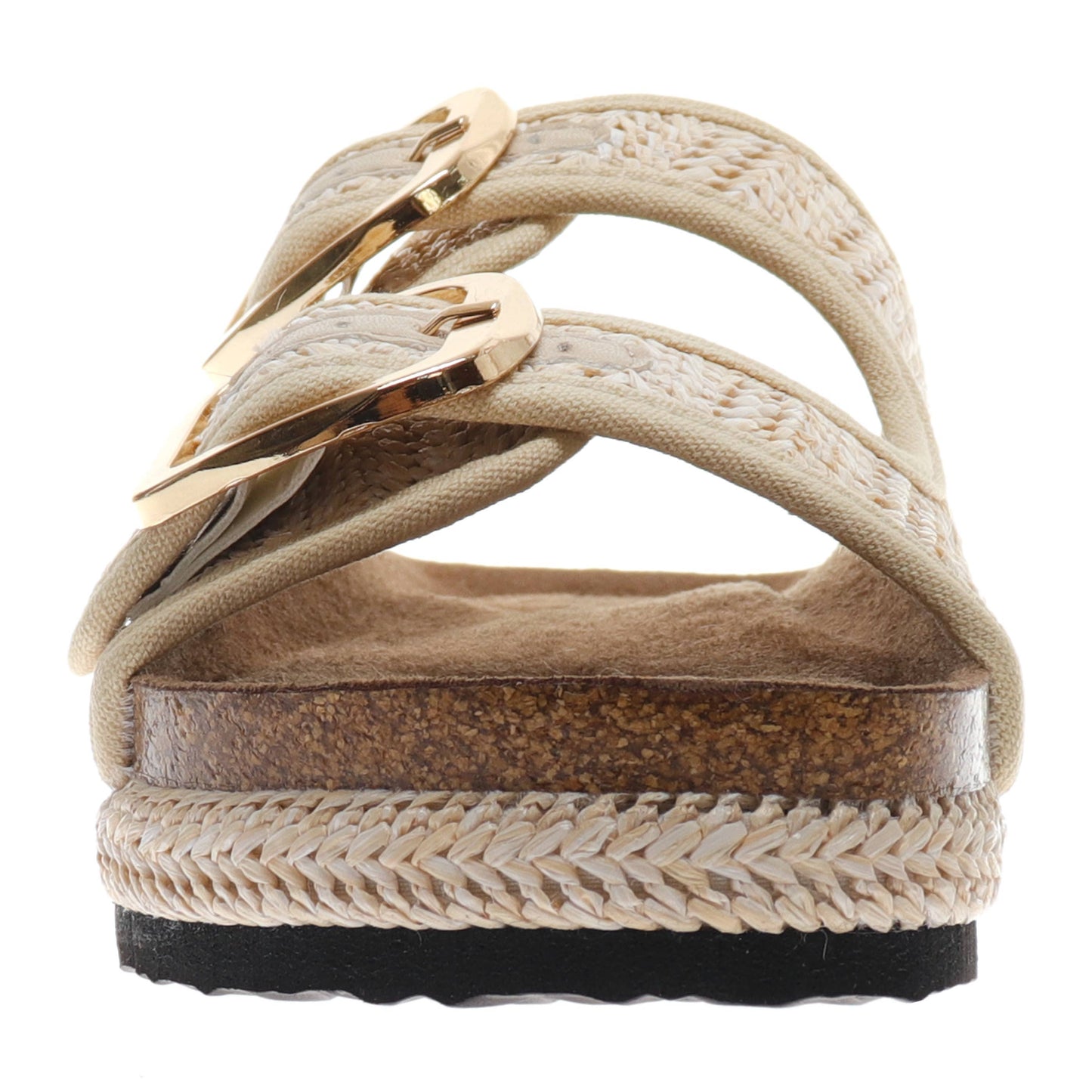 The Joan Double Buckle Sandal - Milly's Boutique
