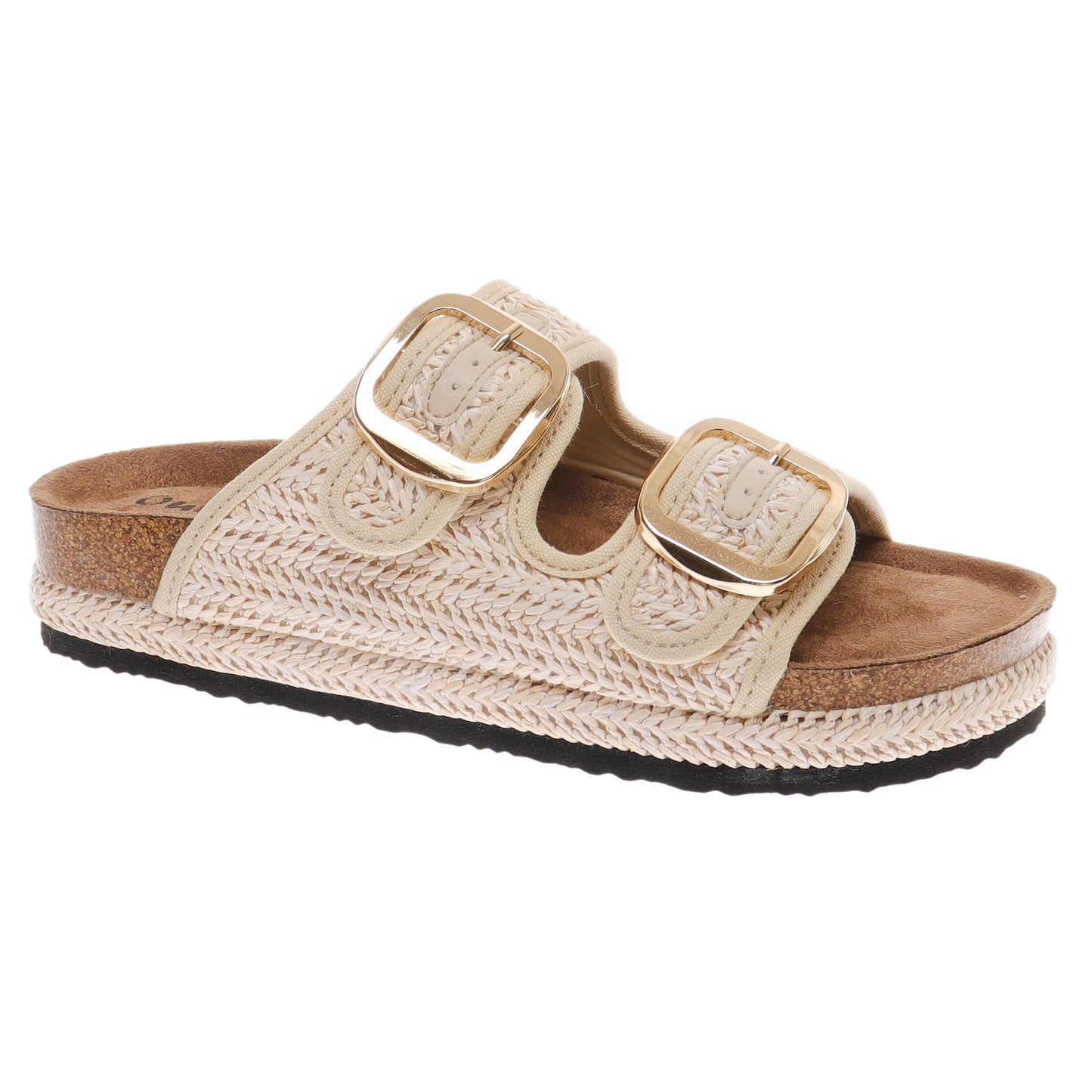 The Joan Double Buckle Sandal - Milly's Boutique