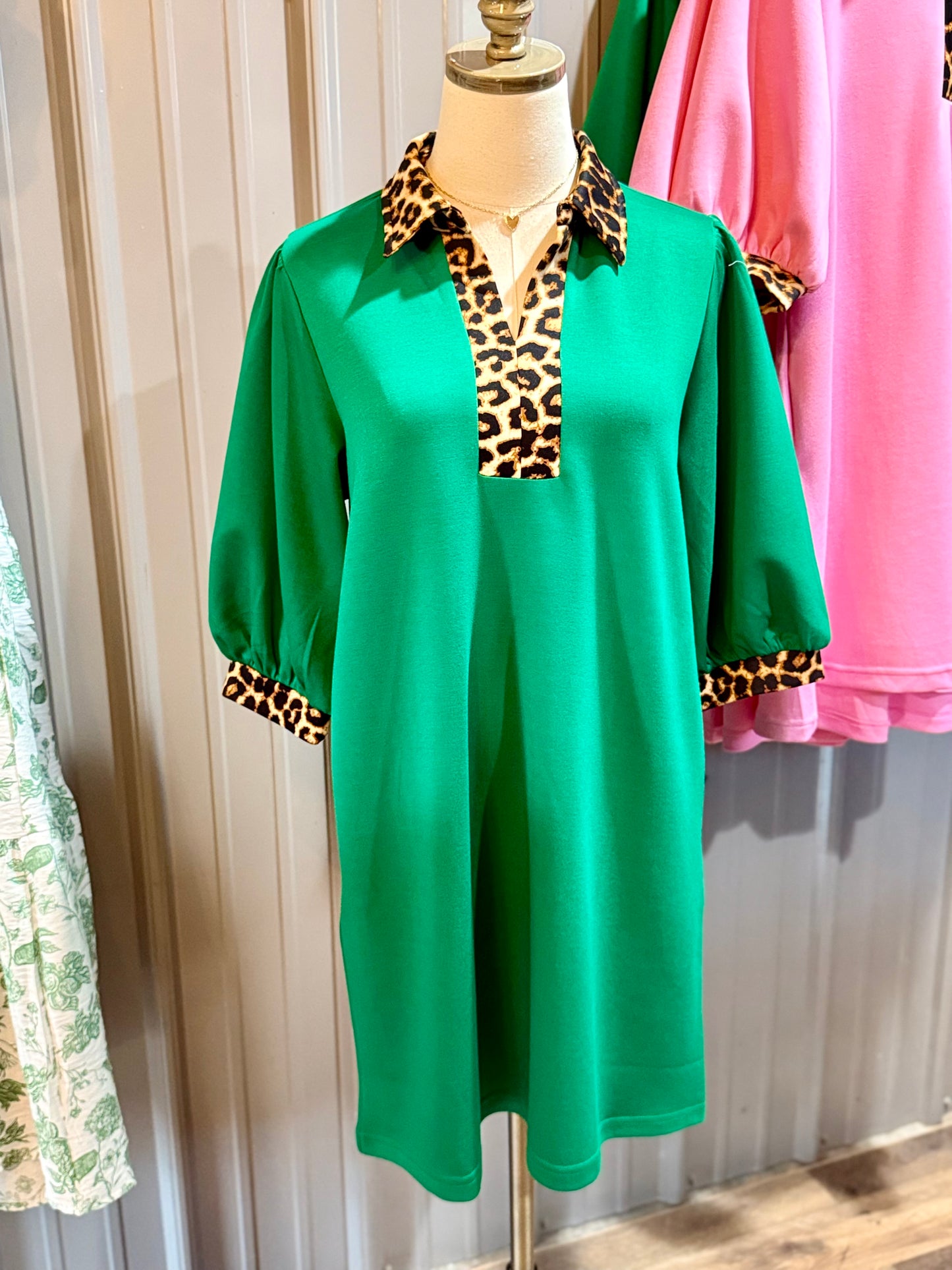 The Leopard Print Edge Dress - Milly's Boutique