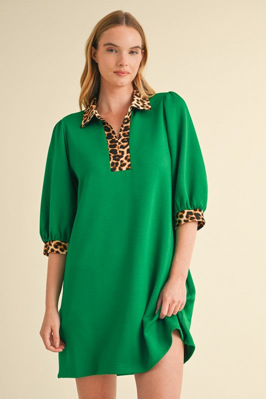 The Leopard Print Edge Dress - Milly's Boutique