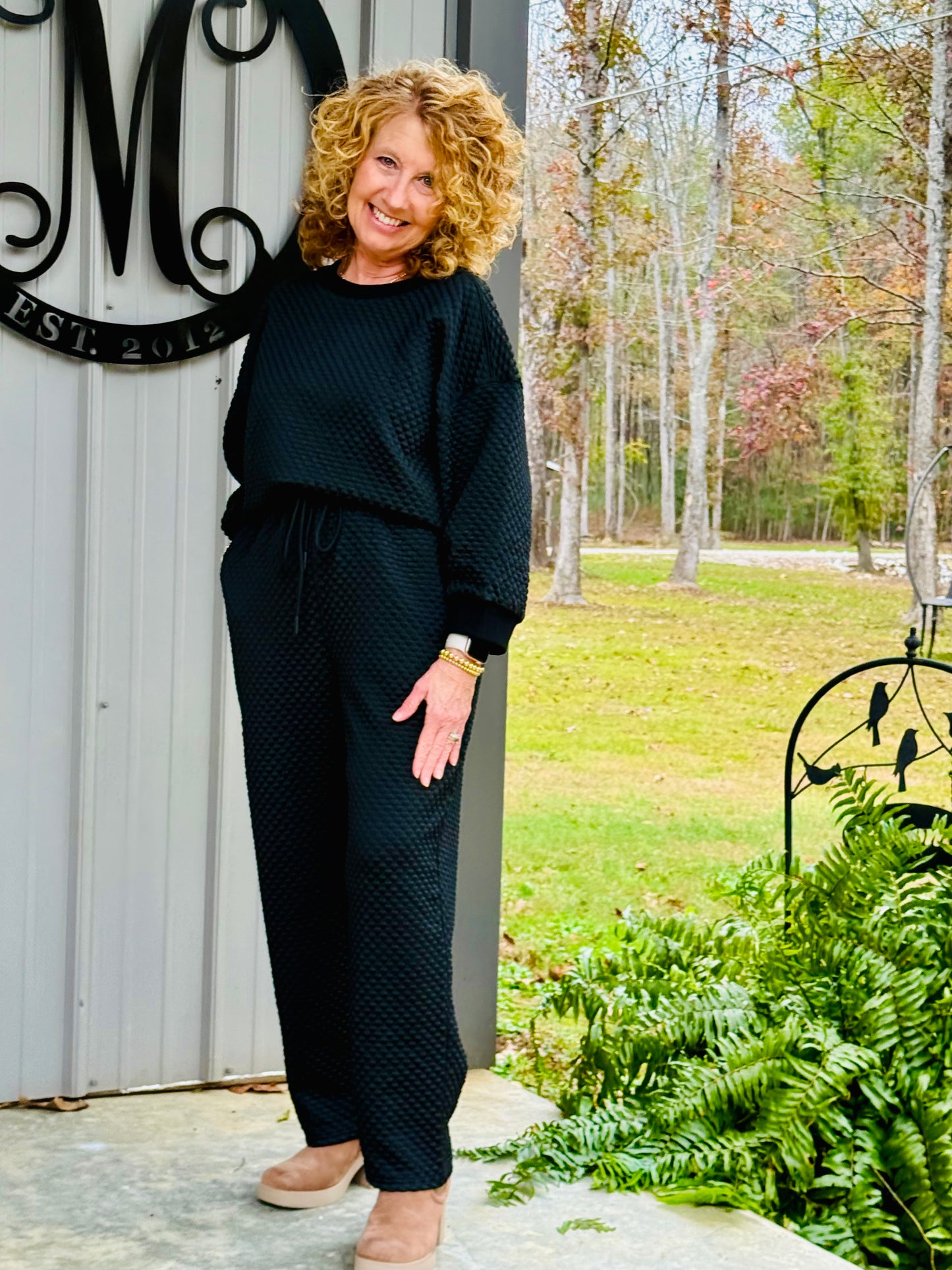 The Two Pieced Textured Set - Milly's Boutique