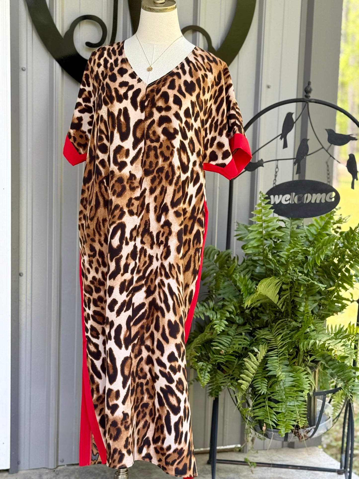 Toni Side Slit Animal Dress - Milly's Boutique