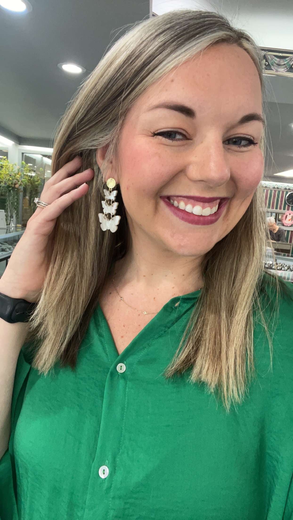 Triple Butterfly Drops - Milly's Boutique