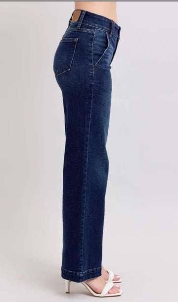 Willow High Rise Wide Leg Jean - Milly's Boutique