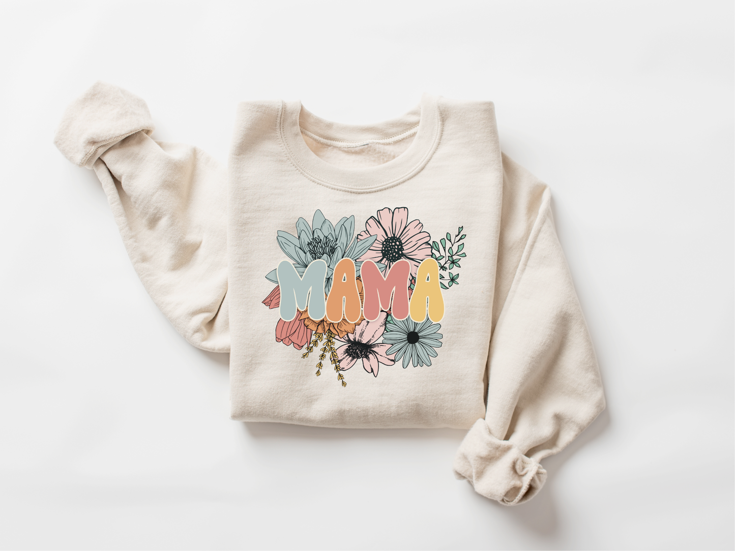 Mama Floral Sweatshirt - Milly's Boutique