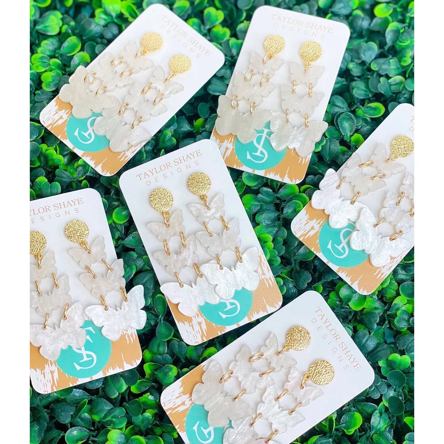 Triple Butterfly Drops - Milly's Boutique