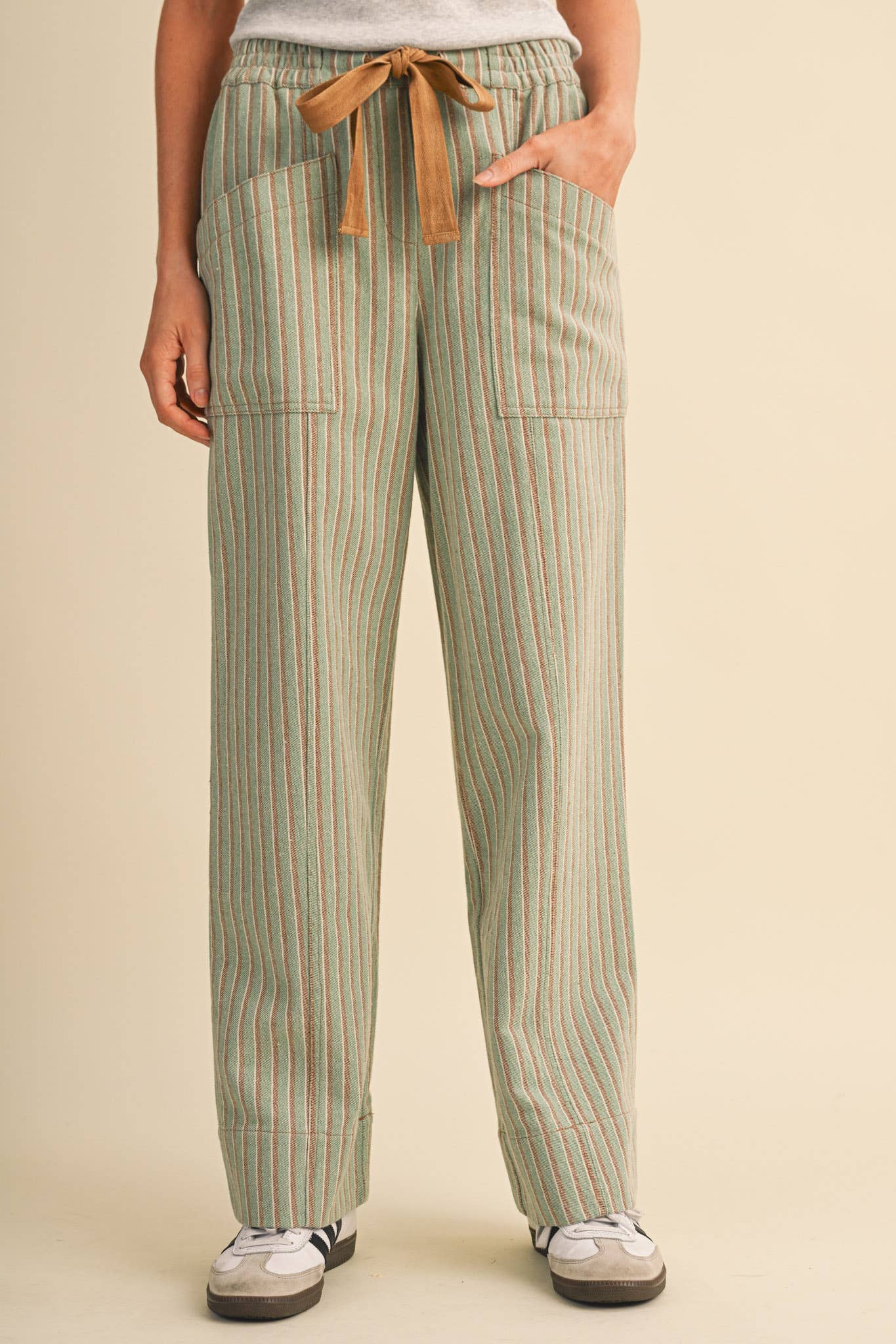 Meadow Stripe Drawstring Pants