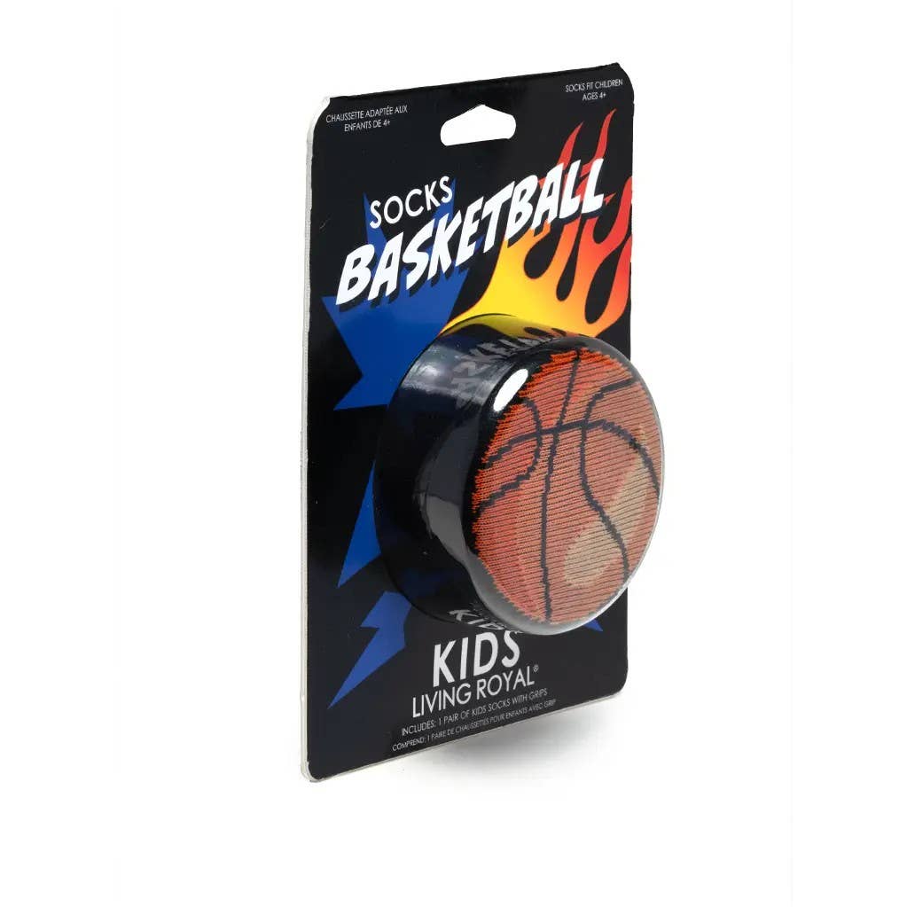 3D Packaged Crew Socks - Kids - Basketball