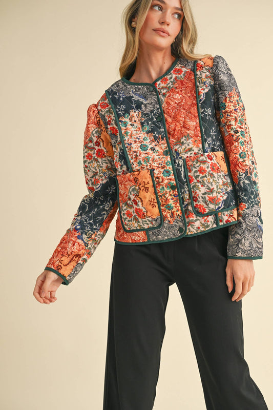 Patchwork Quilted Jacket